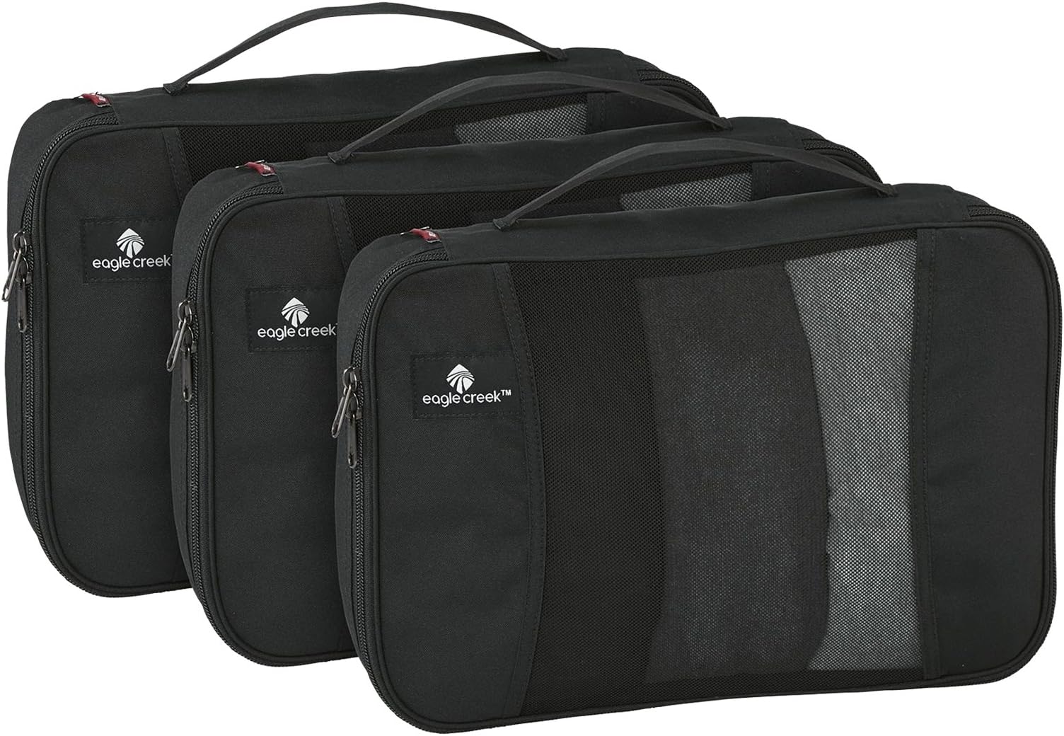 Pack-It Full Cube Packing Set, Black, Set of 3
