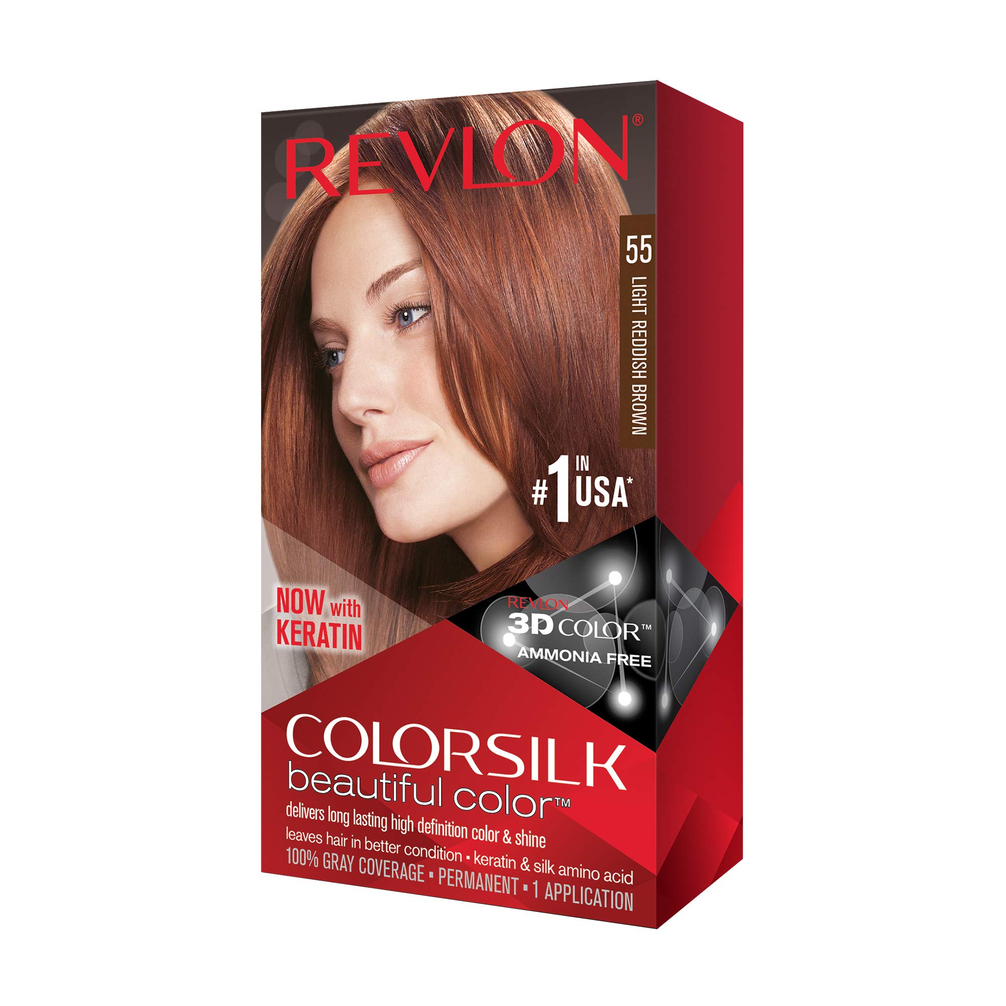 Revlon Colorsilk Hair Coloring (Light Reddish Brown)
