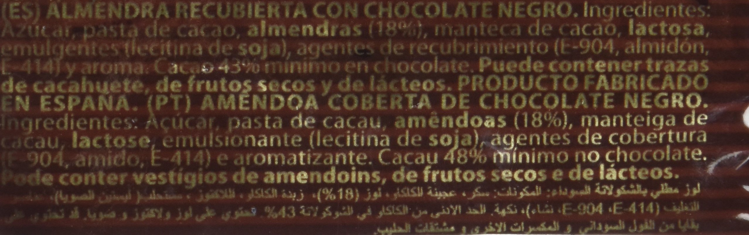Lacasa Divinos Almendras con Chocolate Negro - 1000 gr