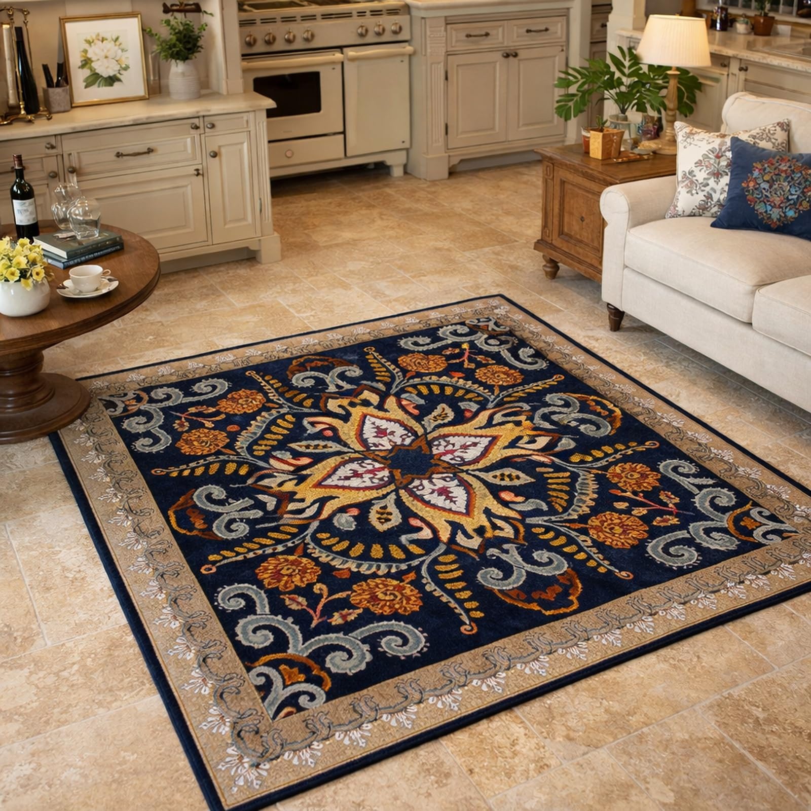 Alfombras lavables de 160 x 230 cm para el dormitorio y pasillo de pelo corto
