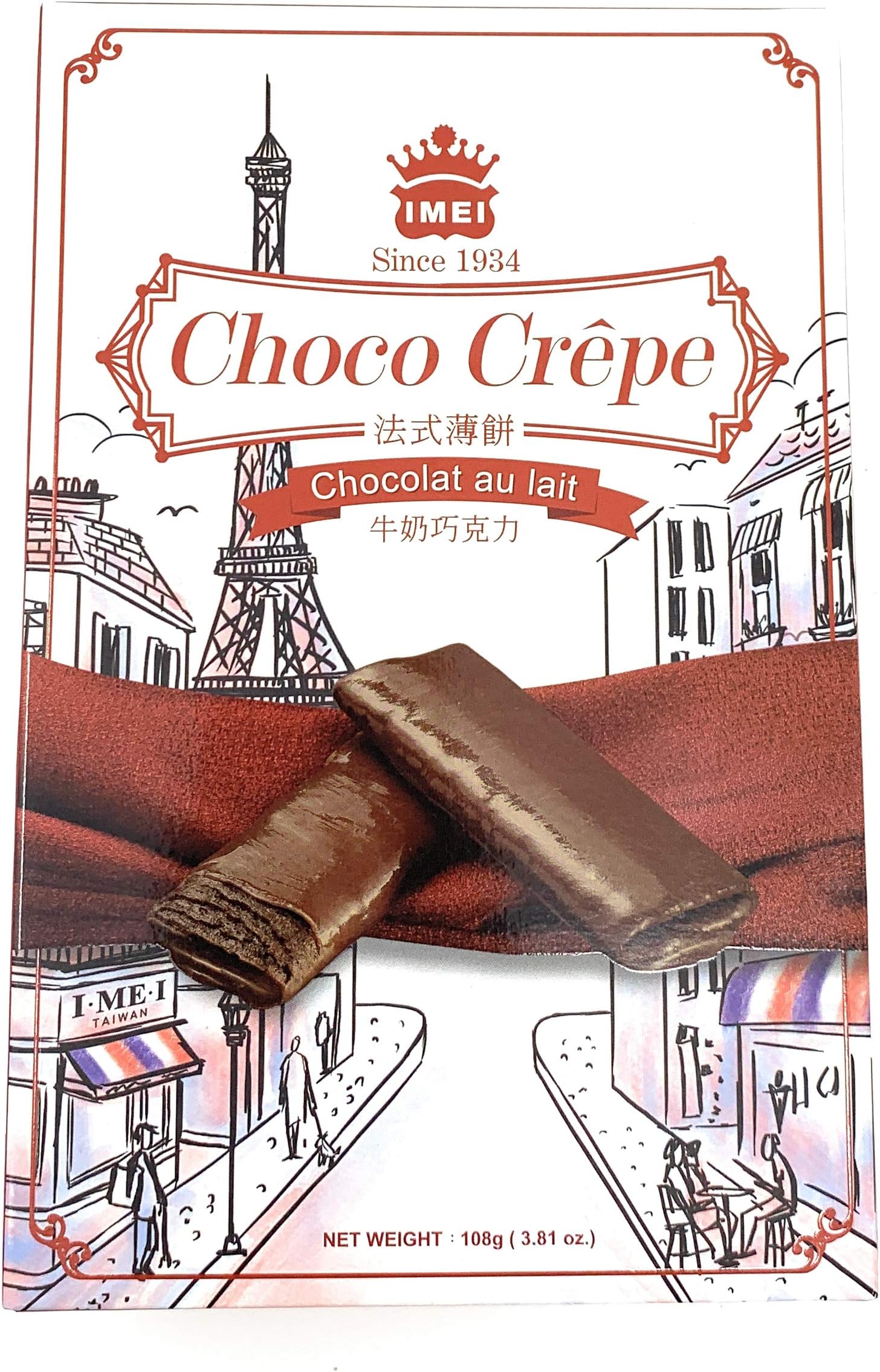 IMEI Choco Crepe Chocolat au lait 3.81 oz