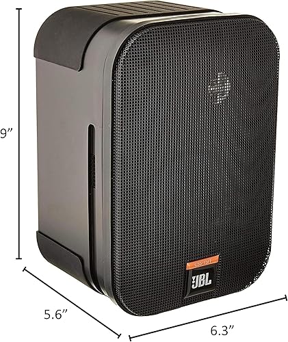Miniatura 5 de JBL Altavoz profesional JBL CSS-1S/TCompact de dos vías de 100 V/70 V/8 ohmios. Se vende en pares, negro, 5.25 pulgadas (CSS-1S/T)