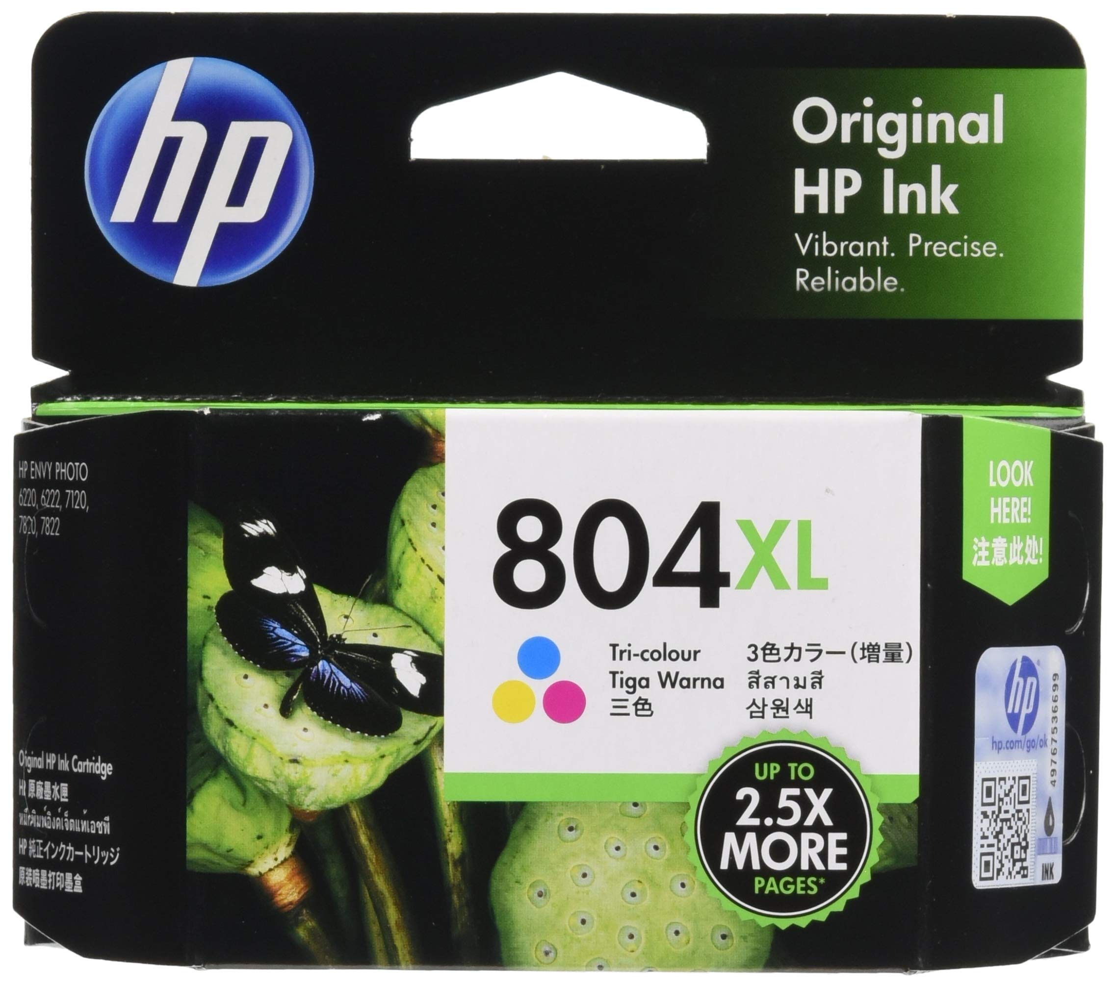 Amazon.co.jp: HP 804XL 純正 インクカートリッジ カラー 増量 T6N11AA 