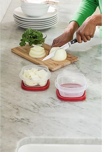 Miniatura 4 de Contenedor de almacenamiento de alimentos Rubbermaid Easy Find, con tapa, plástico sin BPA, 5 recipientes, 1 14 taza, 2, Not Applicable