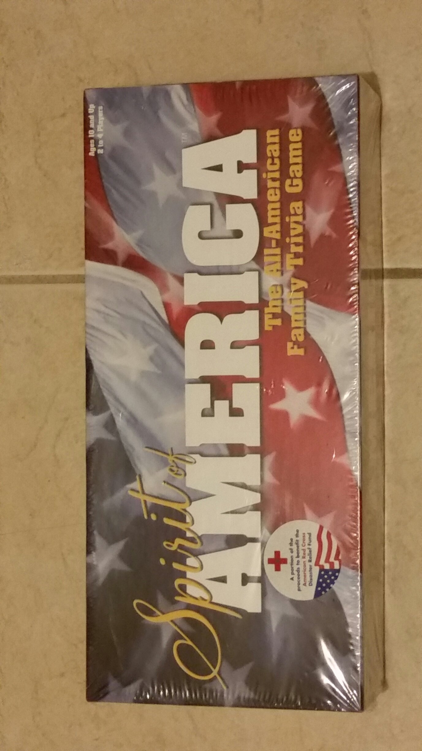 Trival Pursuit Spirit of AMERICA The All-American Family Trivia Game