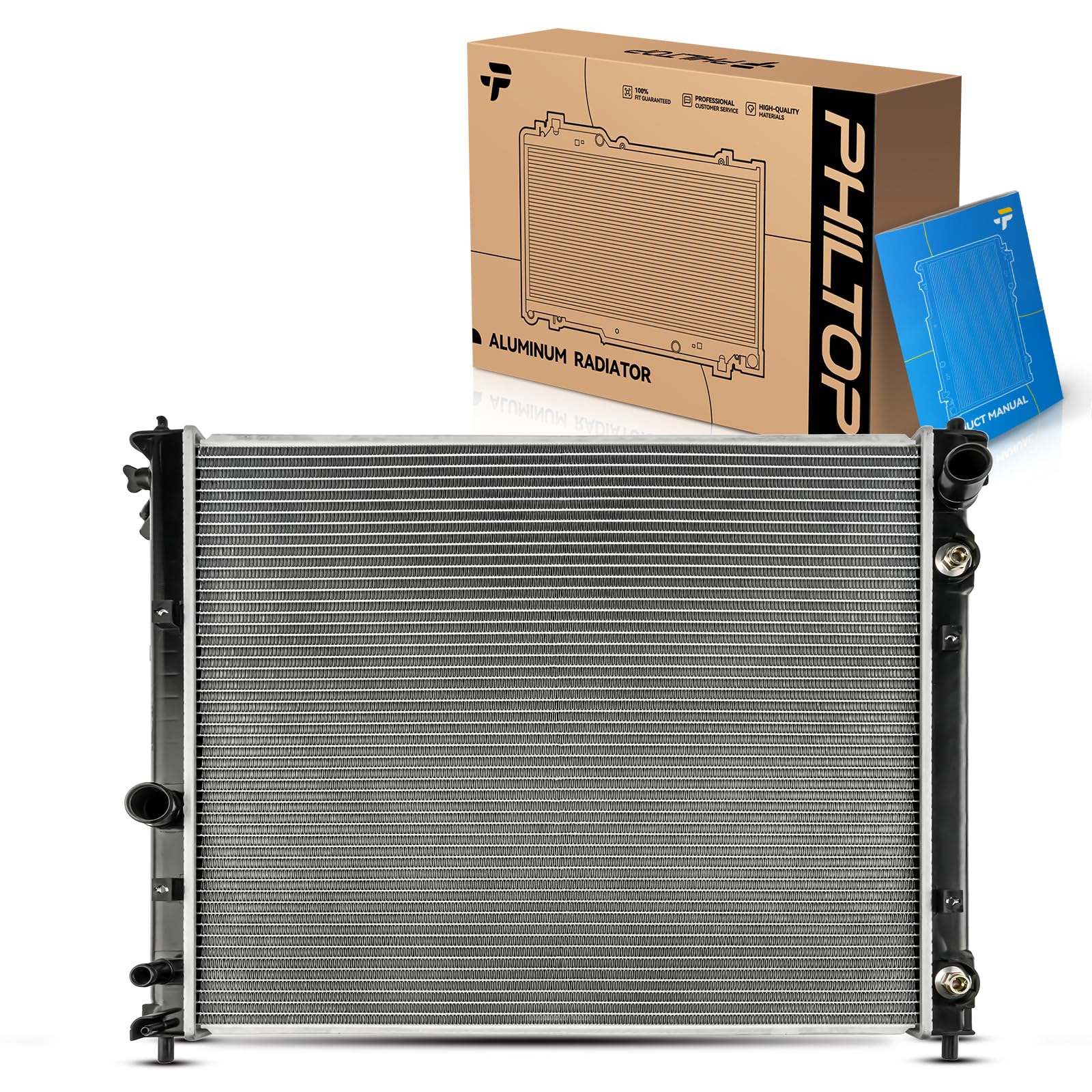 PHILTOP Aotomotive Radiators for 2009-2013 CTS 3.6L, 2010-2014 CTS 3.0L, 2008 CTS CU13108