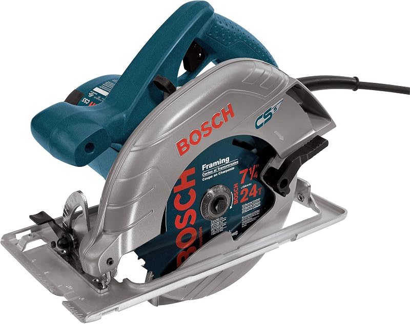 Sierra circular BOSCH CS5 de 120 voltios y 7-1/4 pulgadas, azul Bosch