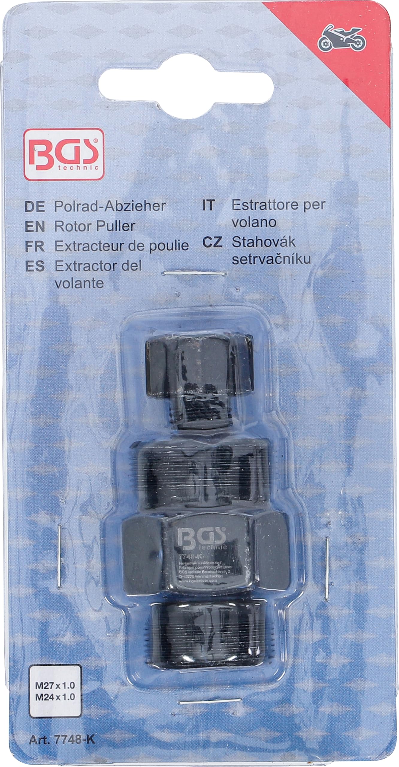 BGS 7748-K | Estrattore per volano | M27 x 1,0 - M24 x 1,0 mm