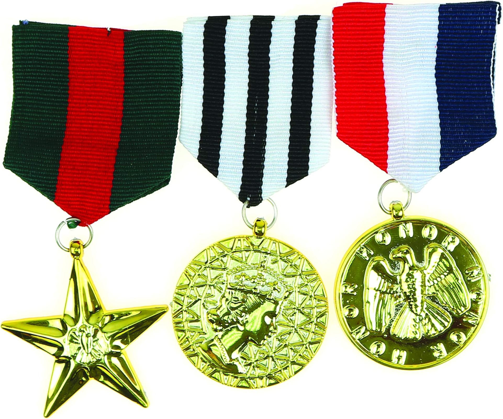 Skeleteen Costume Military Officer Medals - US Army Medal for Soldier Coat Jacket Costume Uniform