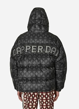Puma X Dapper Dan Men's Reversible Bomber Jacket, Black, Large