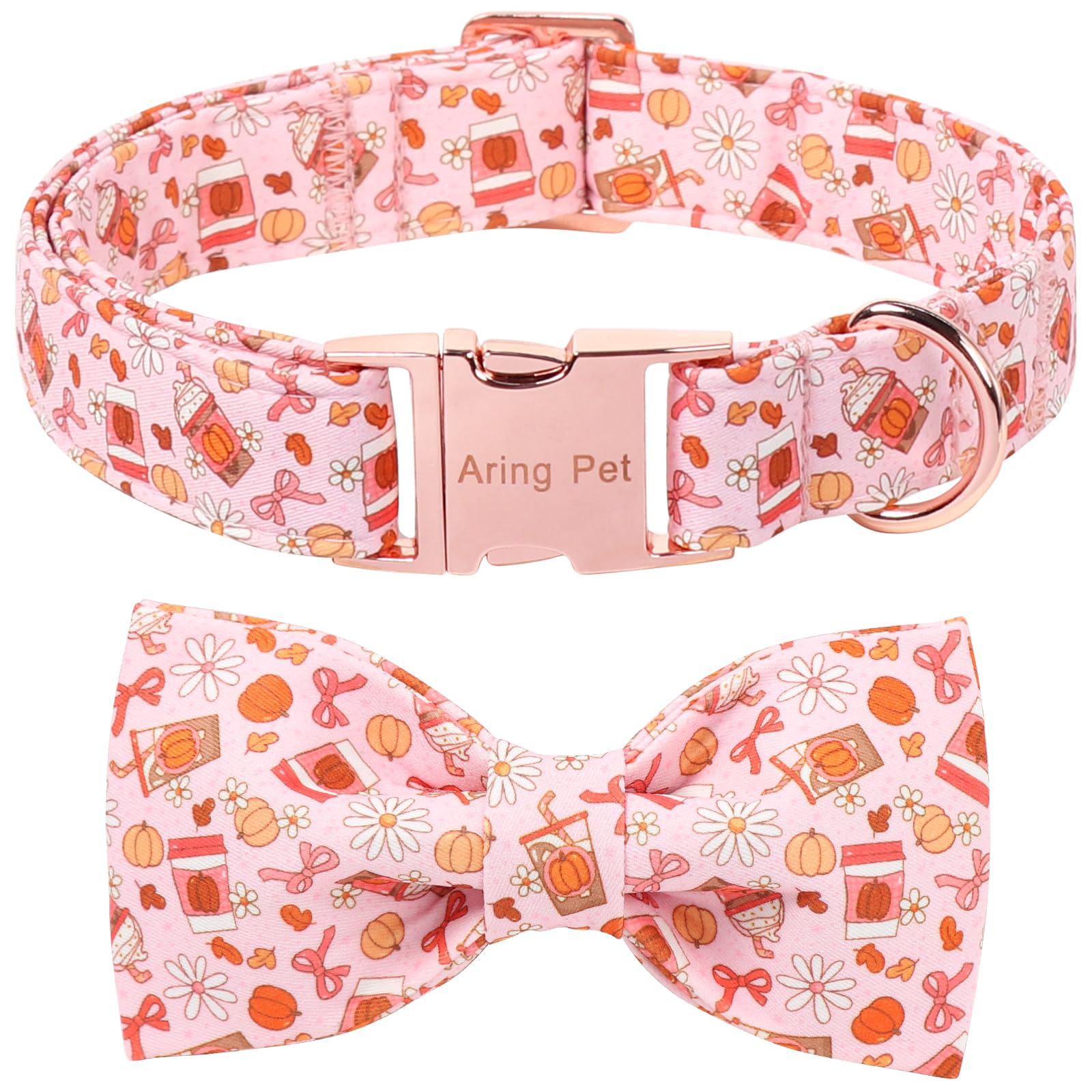 ARING PET Autumn Collar for Small, Medium and Large Girls Dogs - Pink M — image 1