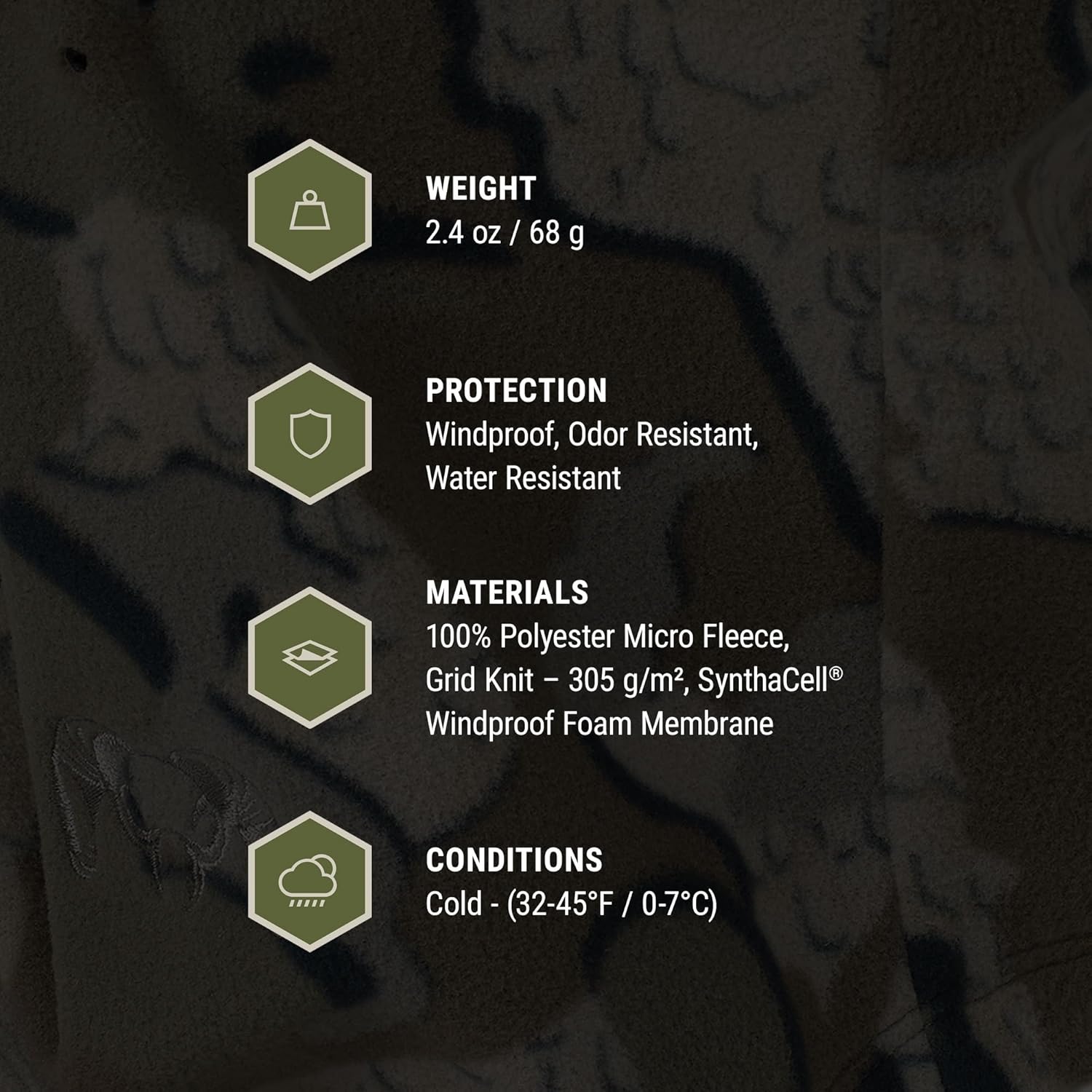 KUIU Proximity LT Neck Gaiter – Ultra-Quiet Fleece for Cold Weather Hunting