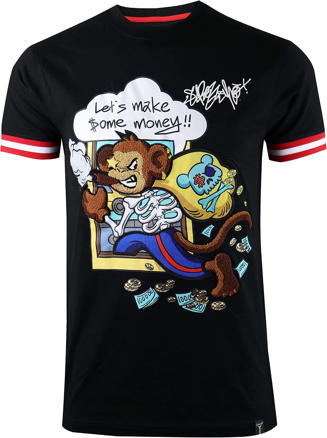 SCREENSHOT Mens Hipster Hip-Hop Premium Technique Designer...