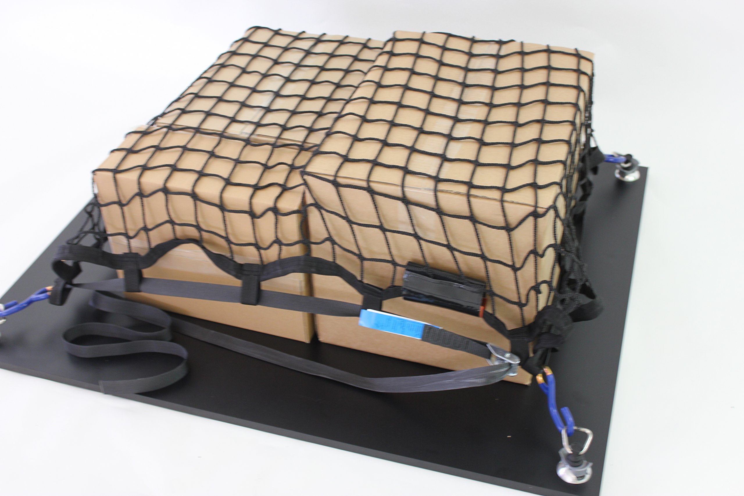 Filet de sécurité de chargement pour voiture - 1250 x 730 mm - Noir