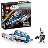 Star Wars: The Clone Wars Captain Rex Y-Wing Microfighter Building Set, Collectible Star Wars Y-Wing Toy for Kids with Captain Rex Minifigure, Star Wars Gift for Boys & Girls Ages 6 and Up, 75391