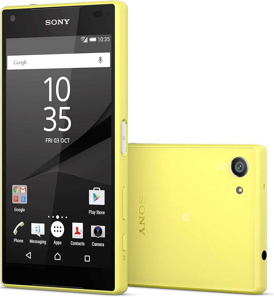 【ほぼ未使用】SONY Xperia Z5 Compact　E5823 本体 Amazon | SONY Sony Xperia Z5 Compact E5823 LTE [Yellow 32GB 海外版