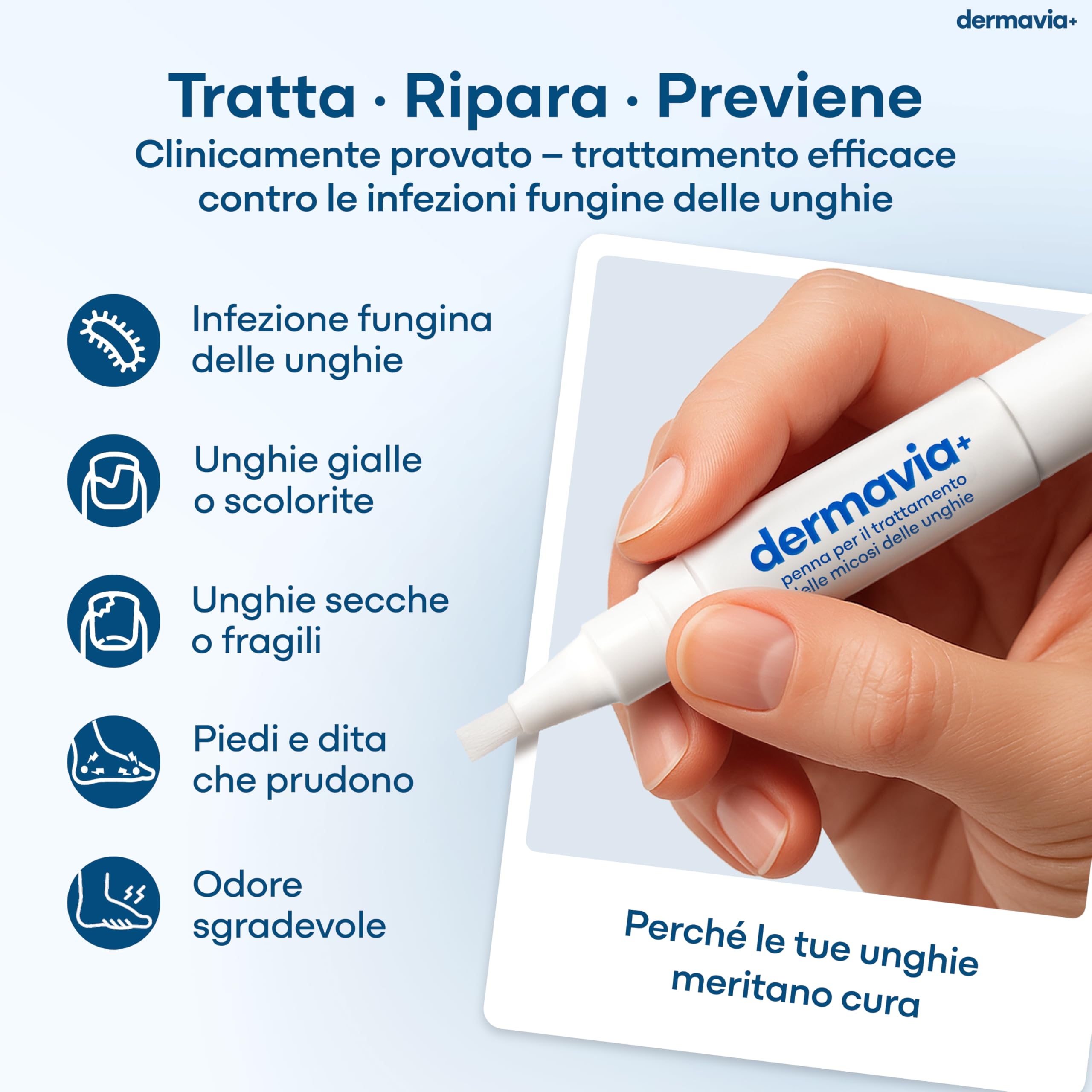 Trattamento per Funghi delle Unghie – Cura il piede d’atleta, la tigna e il prurito – Penna a Torsione 4 ml – Adatto ai diabetici – Trattamento clinicamente testato – Facile da usare