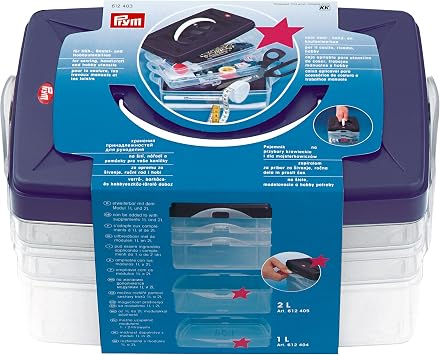 Prym Click Box, Clear, 24 x 16.5 x 14 cm