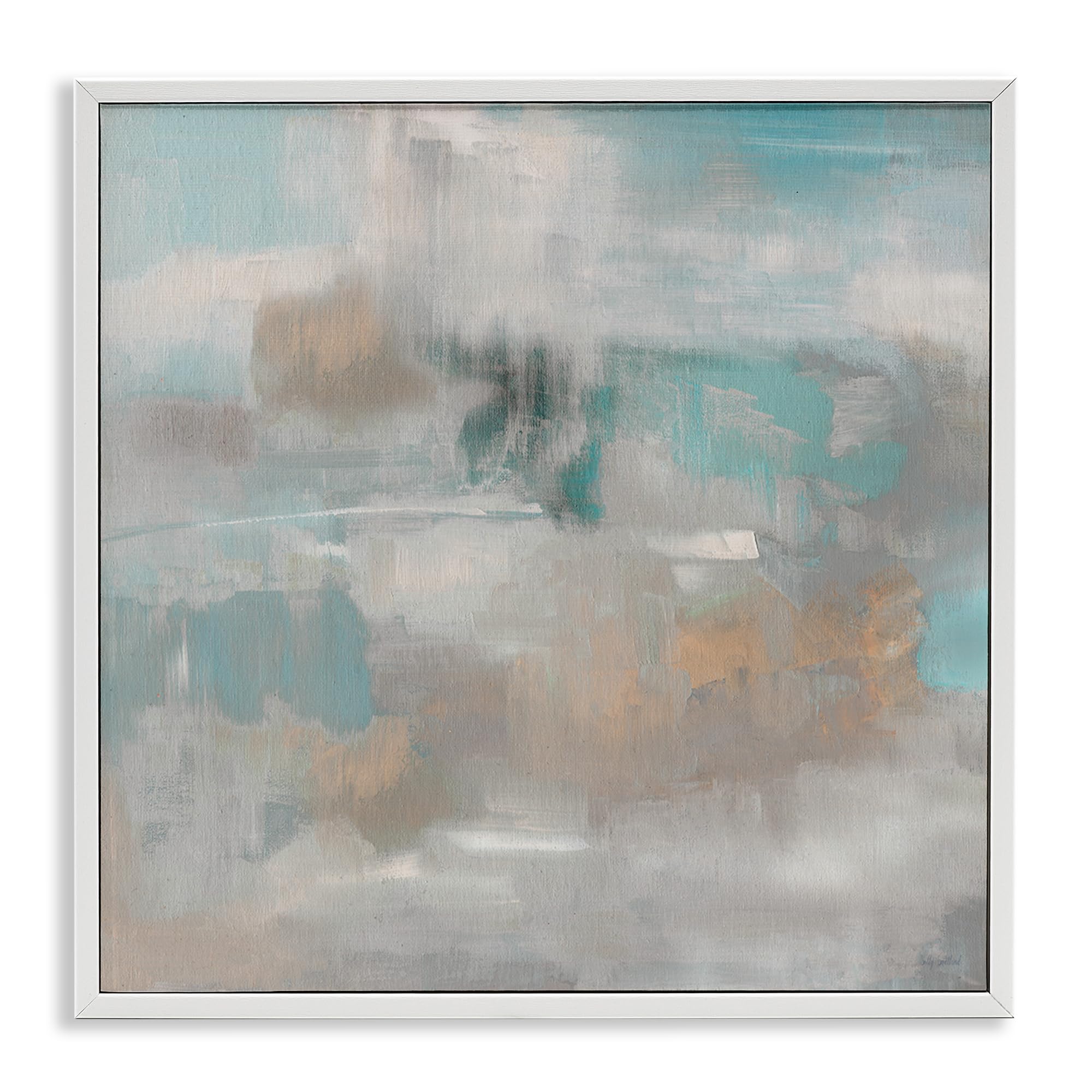 'Serene Soft Abstract Study'| Framed Giclee Art