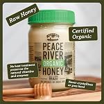 Peace River Organic Creamed Honey | 100% Pure, cru au Canada Honey | Non pasteurisé - Ne jamais cristalliser - Préservatif & Sans additifs, sans OGM & Diffraction durable 2kg Peau