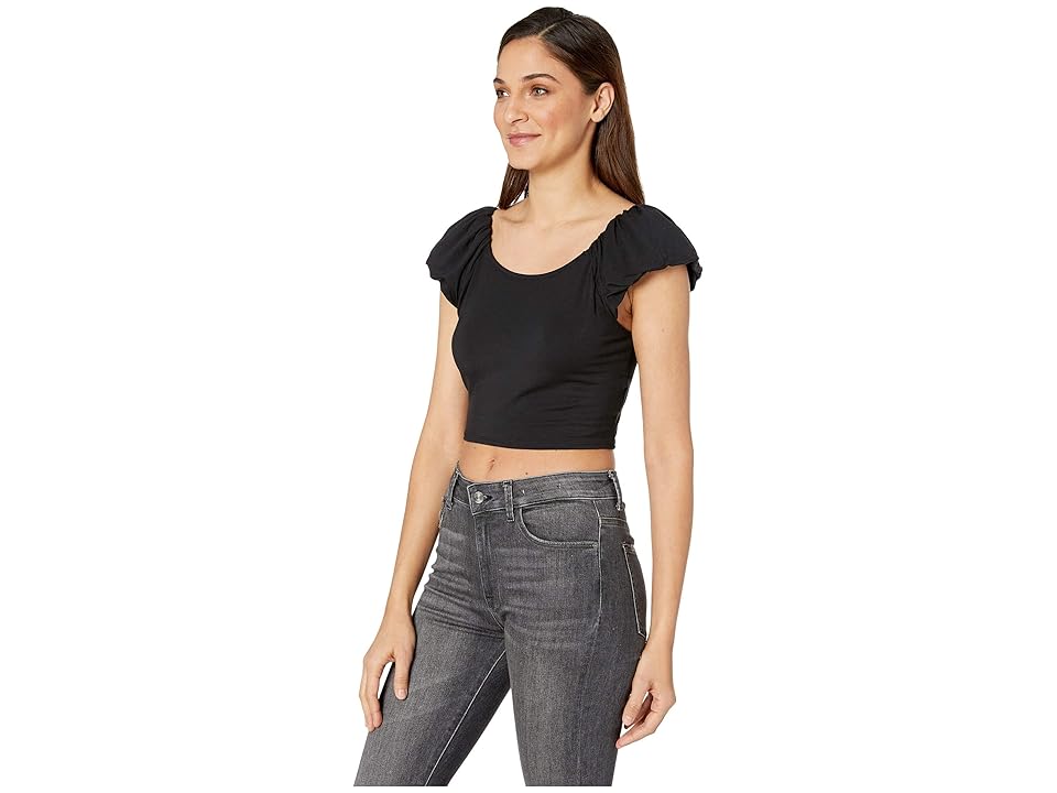 

Volcom Want My Luv Top (Black) Women's Clothing
