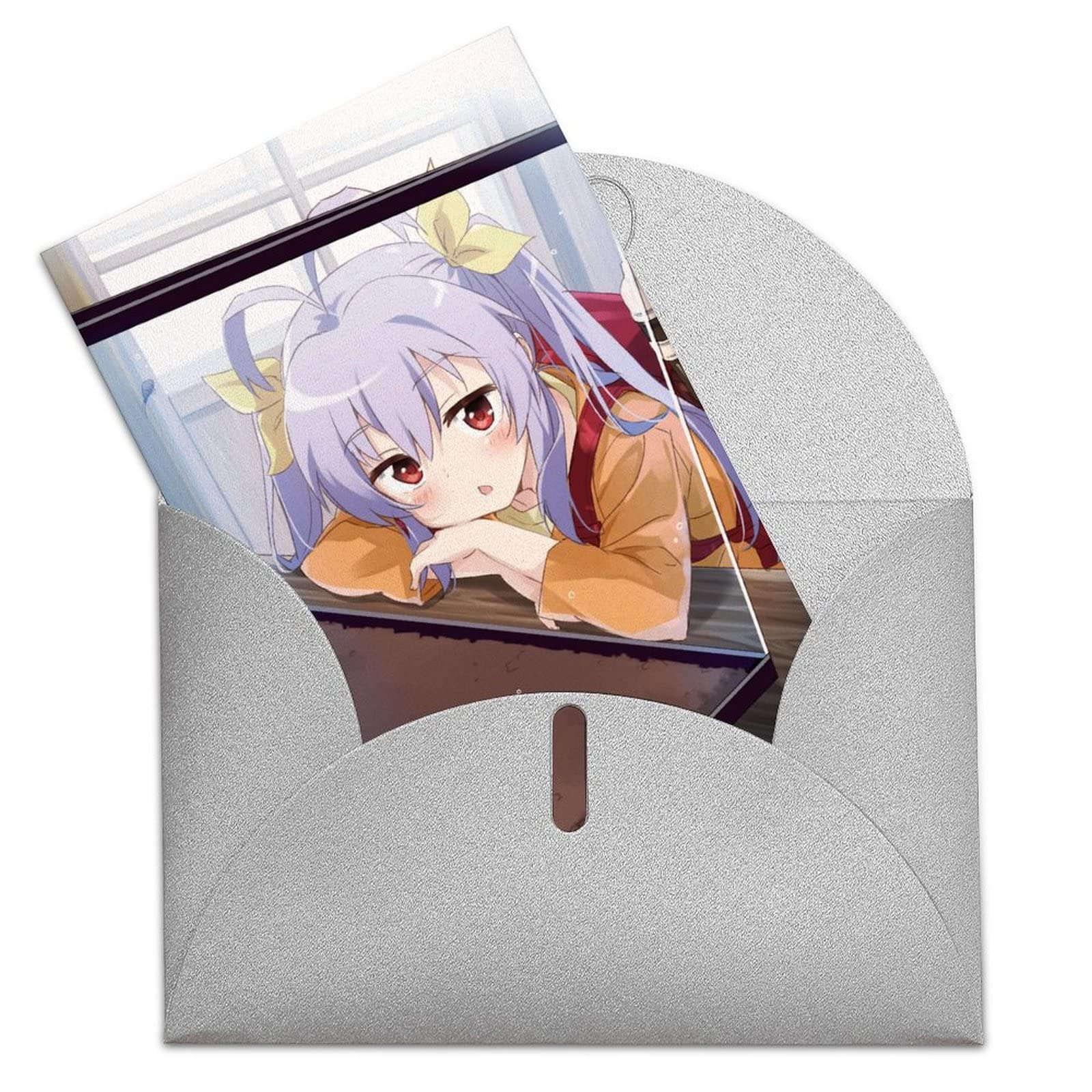 Amazon | のんのんびより 宮内れんげ カード アニメ 両面印刷 感謝