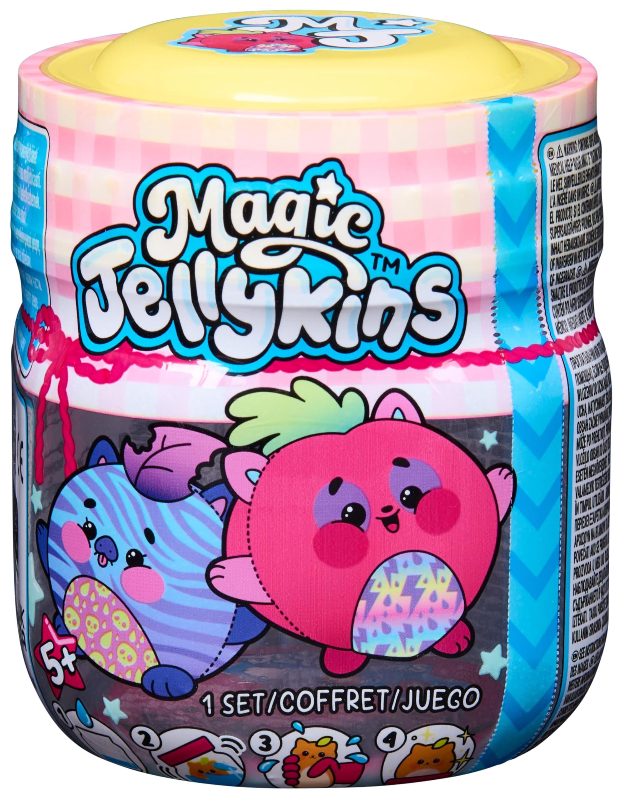 Peluche a Sorpresa, Magia con l’Acqua, Peluche Collezionabili per Bambine e Bambini dai 5 Anni in su, Multicolore, 7,6 cm (1 di 20 Modelli Casuali)