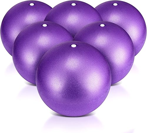 Hungdao Pelota de pilates pequeña de 9 pulgadas, bola de cacahuete para terapia de niños, pelota de entrenamiento de terapia física, pelota de yoga,