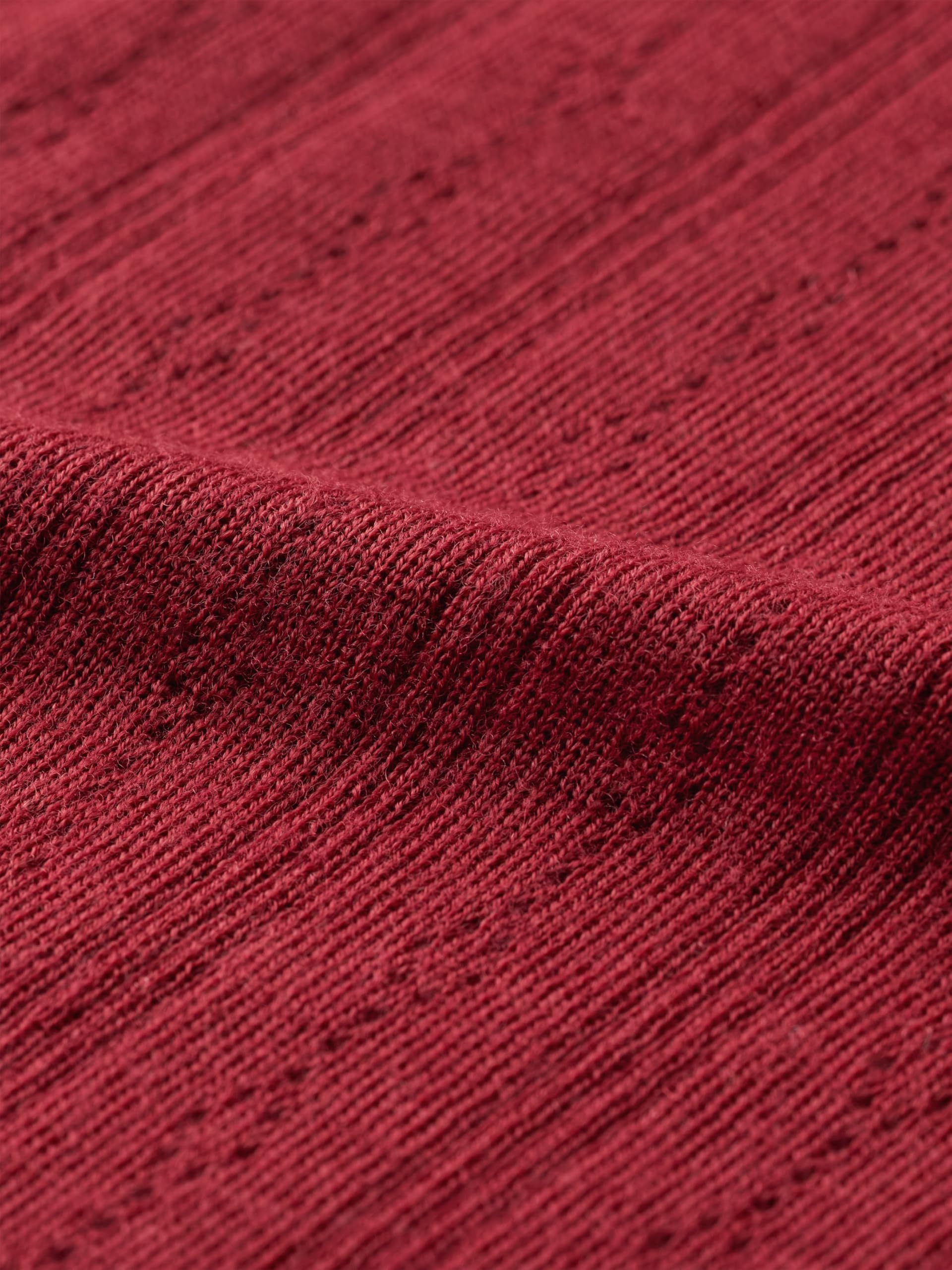 Dilling Kinder Langarmshirt Bio-Merinowolle Pointelle Baselayer Unterwäsche strukturierte Optik atmungsaktiv