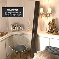 Vista 138 de Red Lantern Pantalla de onda de bambú corta de 4 pies - Blanco