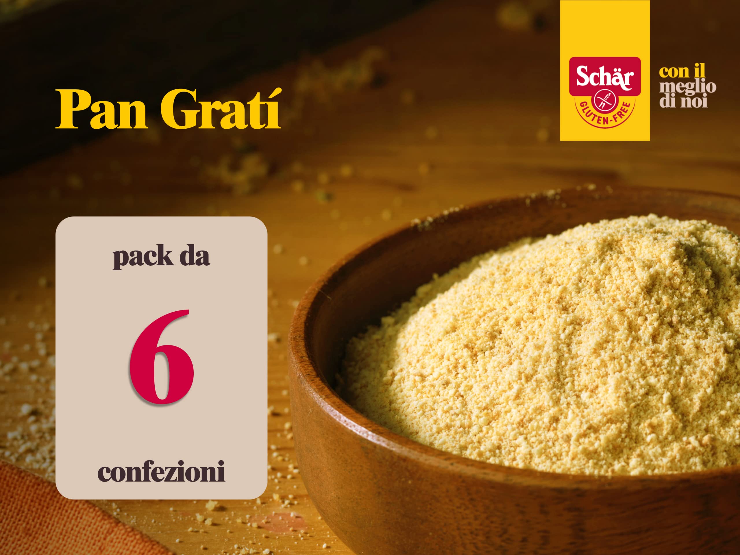 Pan rallado sin gluten Schär 100604, 6 x 300 g