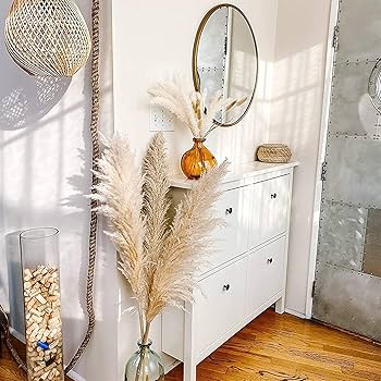 Amazon | 人工パンパスグラス10個高さ27.5インチの葦天然