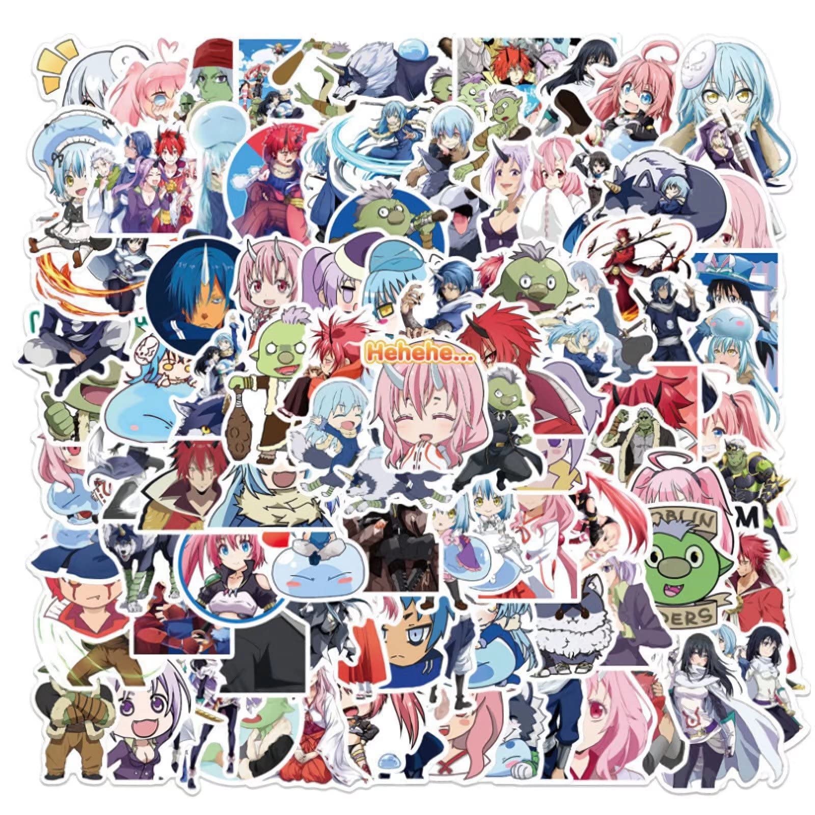 Amazon.co.jp: 100枚漫画転生したらスライムだった件クリエイティブpvc