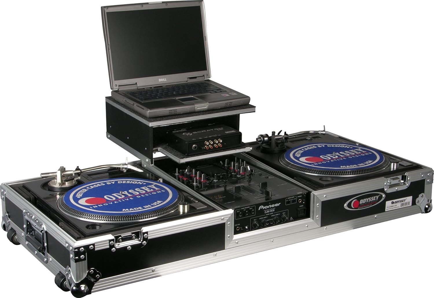 Odyssey FZGSBM10W Flight Zone Glide Style Ata Dj Coffin