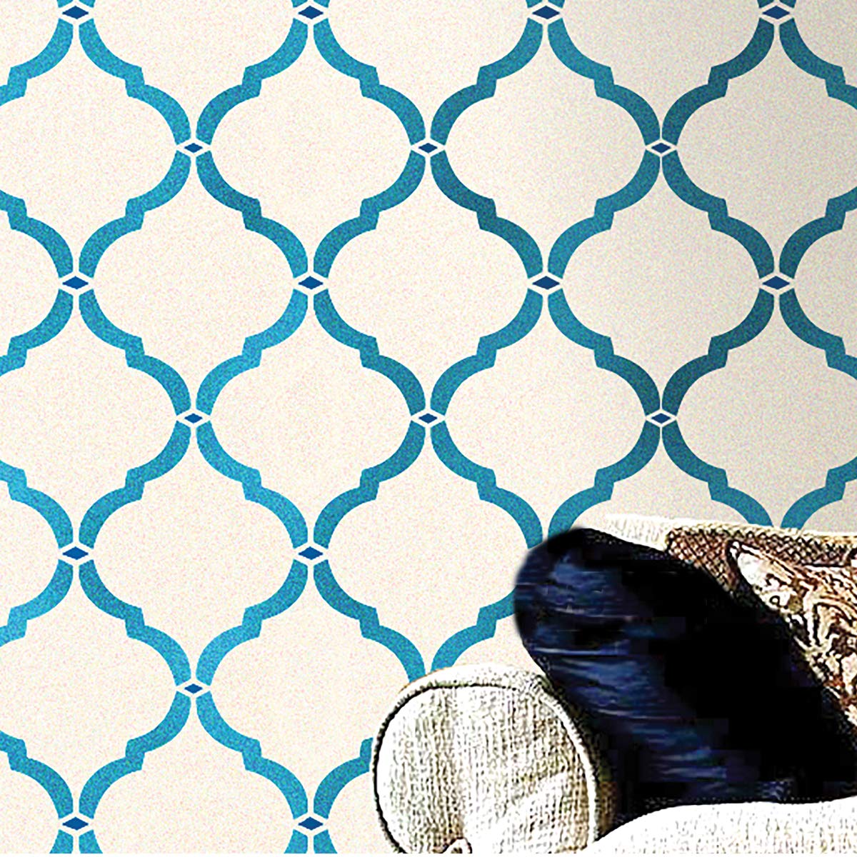 Design In Moroccan Wall Painting Stencil For Living Room Walls (B08T9V4DRG) Amazon Price History, Amazon Price Tracker