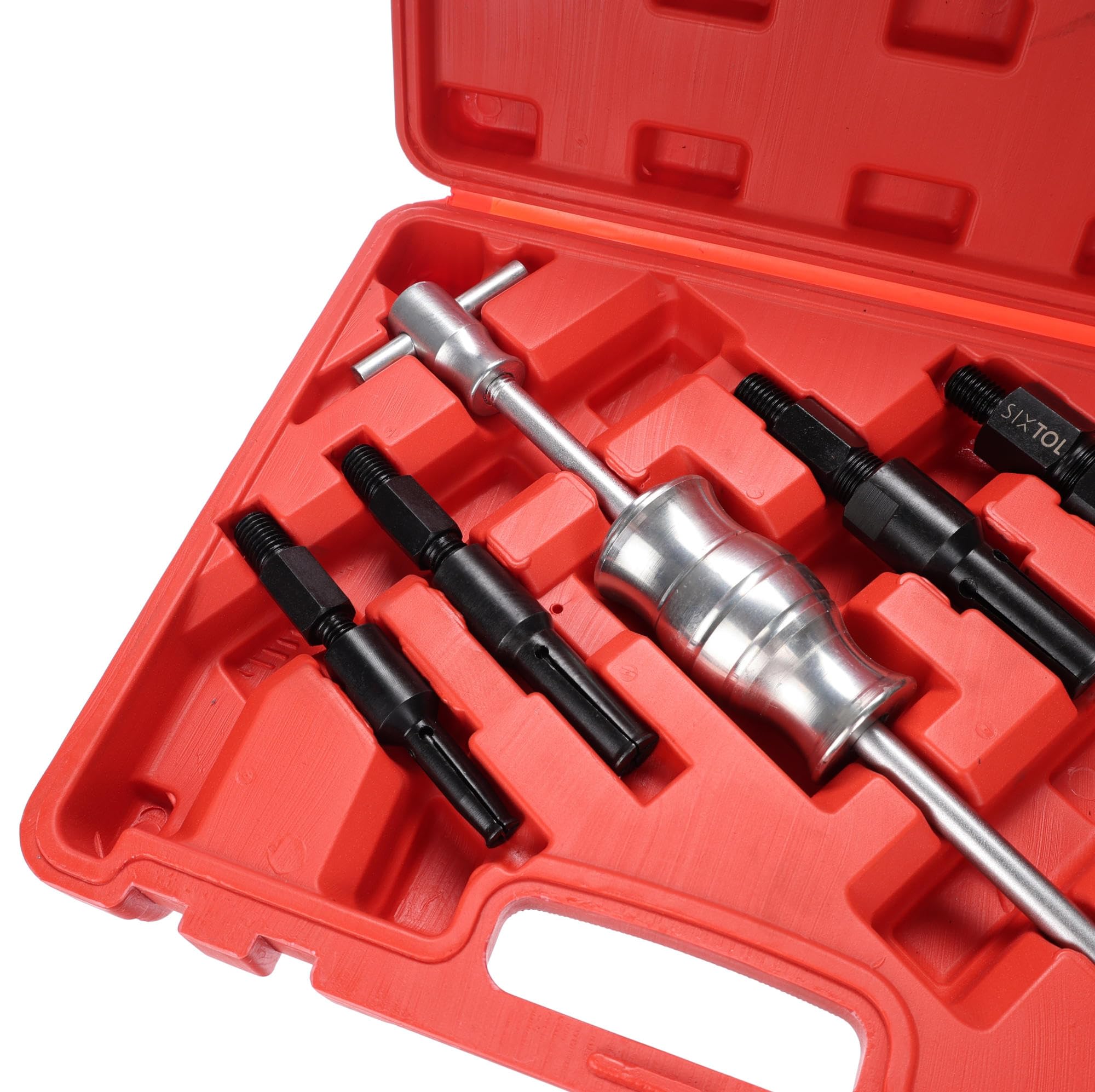 SIXTOL Mechanic Bearing Puller 6, Set di estrattori per Cuscinetti Interni, 5 Pezzi