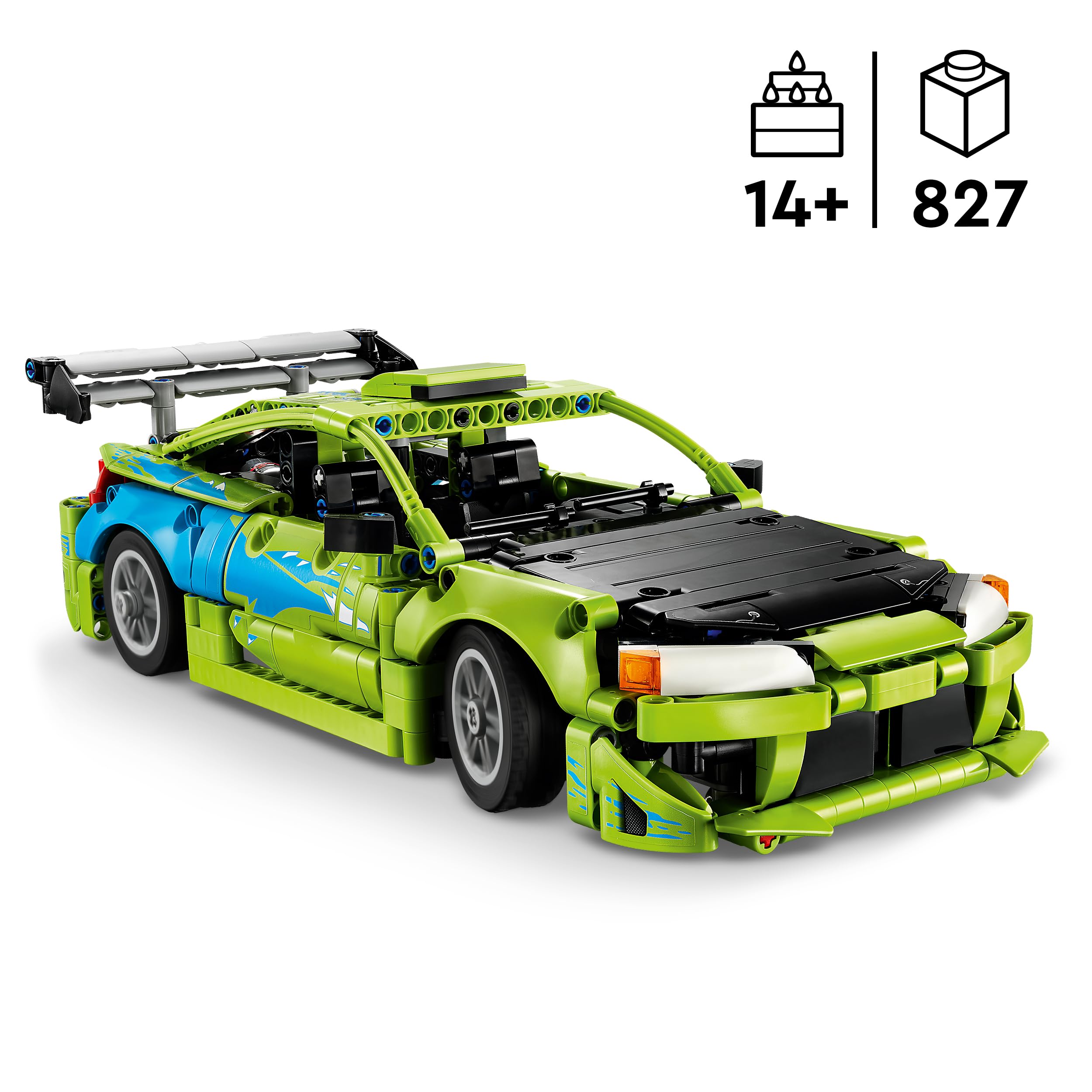 LEGO Technic Coche Mitsubishi Eclipse de Fast and Furious - Kit de Construcción Stem Coleccionable con Dirección y 2 Botellas de Óxido Nitroso - Regalo para Chicos de 14+ Años y Fans Adultos - 42229