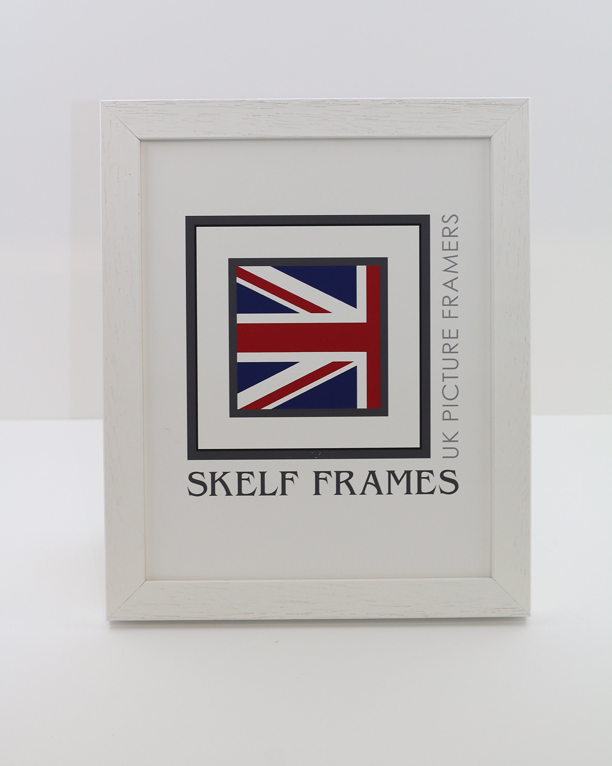 300mm x 240mm Picture Photo Poster Frame with Glass (Phoenix White)