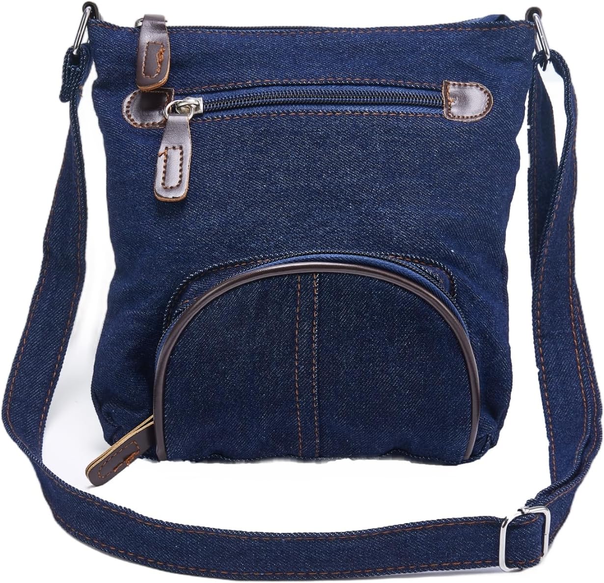 DSORVICD Denim Purses for Women Crossbody Bags Blue Fabric Jean Boho Purse