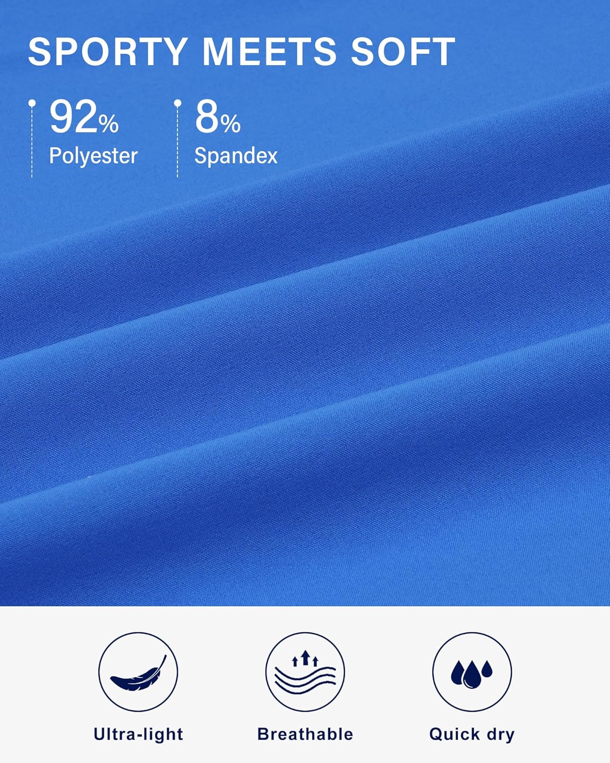 Stelle Girl's Athletic Shorts with Liner Zipper Pockets Elastic Waist Running Shorts Sports Active Shorts for Teen Kids - Image 3