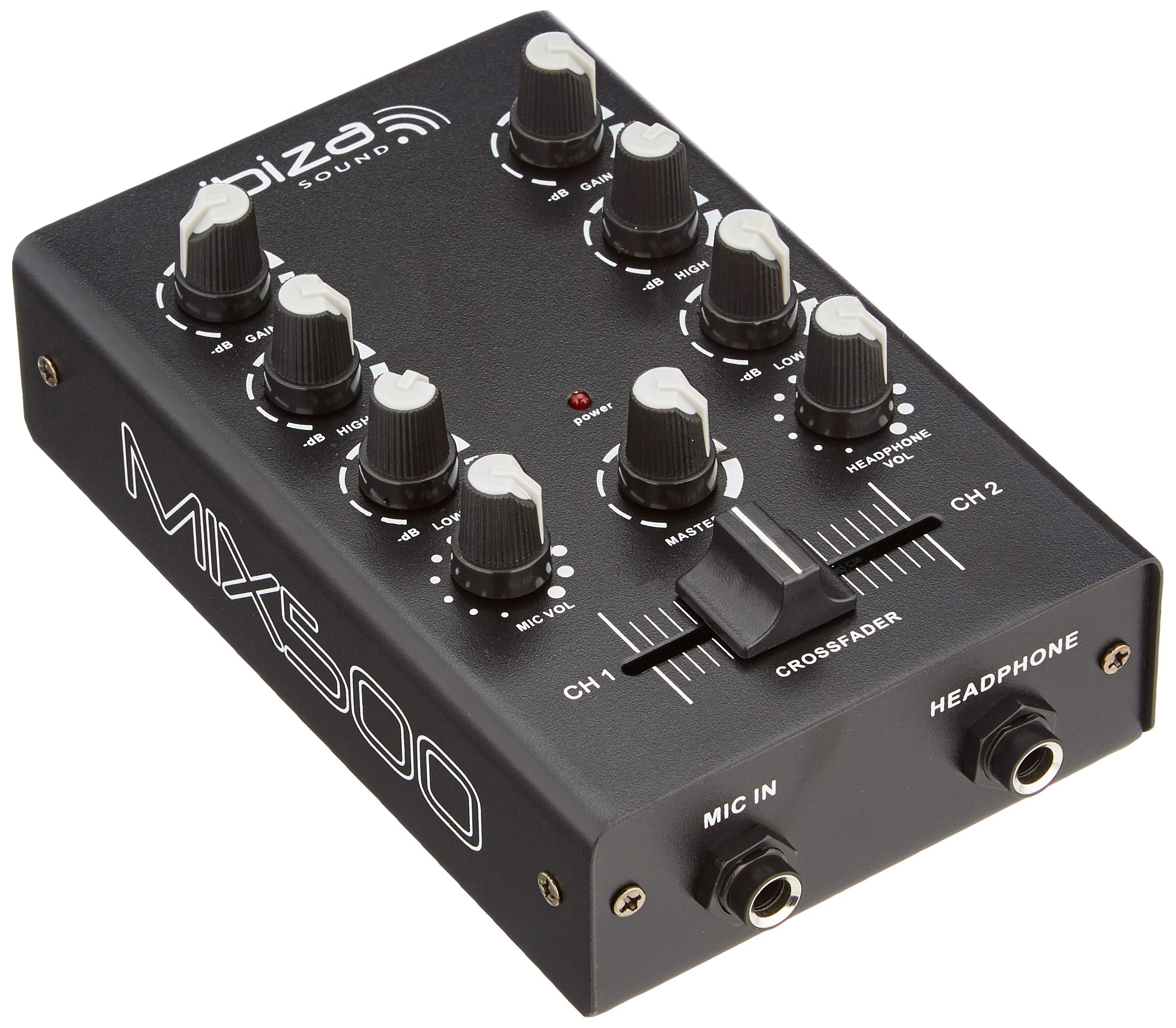 IBIZA MIX500 Bundle - Mixer 2 canali + Amplificatore AMP300-MKII