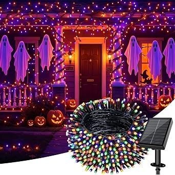Solar Fairy Lights Outdoor Garden, 66ft 200 LED, Multicolor [Energy Class A]