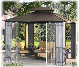 Outdoor Vinyl Curtain Clear Patio Tarps Curtains Waterproof Transparent PVC Tarpaulin, with Eyelets, for Patio, Pergola, Porch, Gazebos (Color : Clear, Size : 5' x 7')