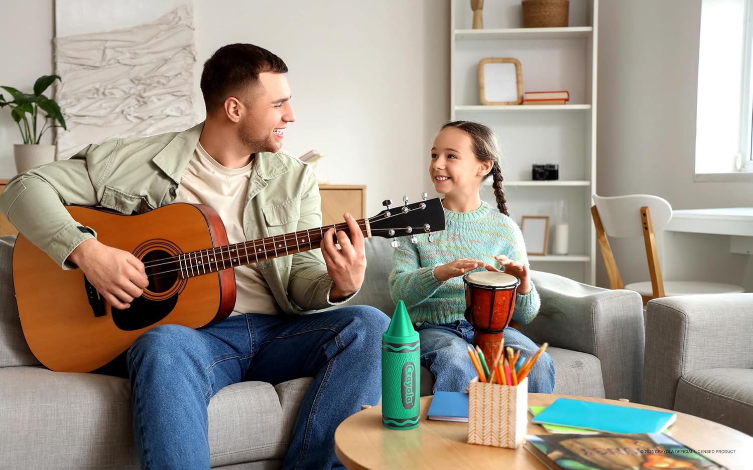 Crayola Kids Crayon Speakers Bluetooth Wireless, Portable Bluetooth Speakers 20W Peak Power HD Sound, Mini Bluetooth Speaker with TWS Pairing BT 5.3, FM Radio Home/Party/Outdoor/Travel - Image 9