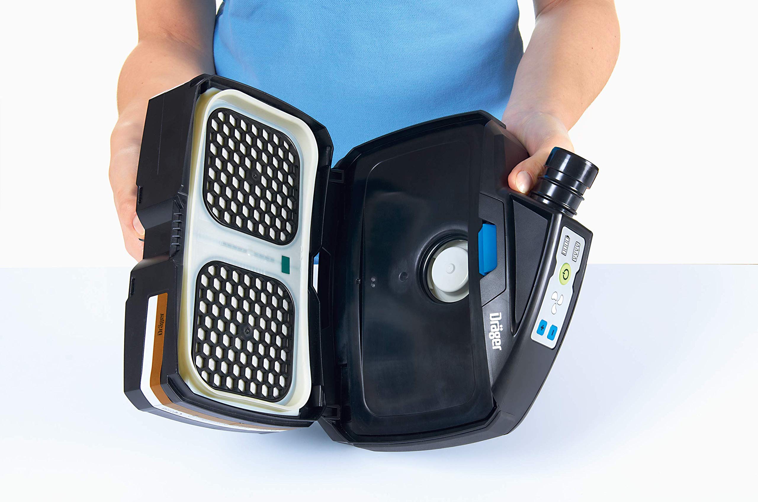 Dräger Filtro A1B1E1 P R SL para X-plore 8000 | Filtro combinado para respirador purificador de aire alimentado contra humo de soldadura - humo de óxido metálico