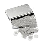 200 PCS 3/4 Inch Stainless Steel Pipe Screens, 3/4 Inch Metal Pipe Screen with Metal Box