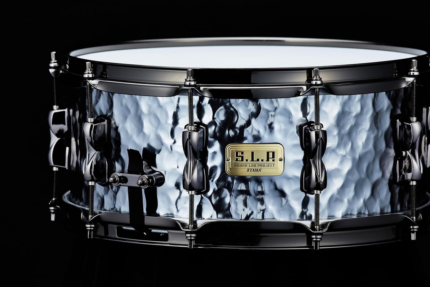 Tama S.L.P. Expressive Hammered Steel Snare Drum - 6 inches x 14 inches, Glossy
