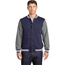 SPORT-TEK Unisex Fleece Letterman Jacket