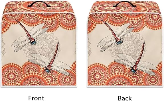 Dragonfly Coffee Machine Cover for Home Office for Coffee Shop Protection Coffee Maker Appliance Cover Stain Resistant Kitchen Coffee Machine Covers