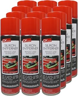 SDV Chemie Silikonentferner Spray 12x 500ml für Autolack Lackierer Siliconentferner Cleaner Entfetter